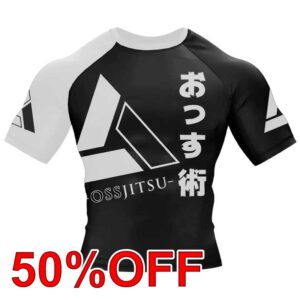 OssJitsu Ranked Short Sleeve Rashguard - WHITE BELT