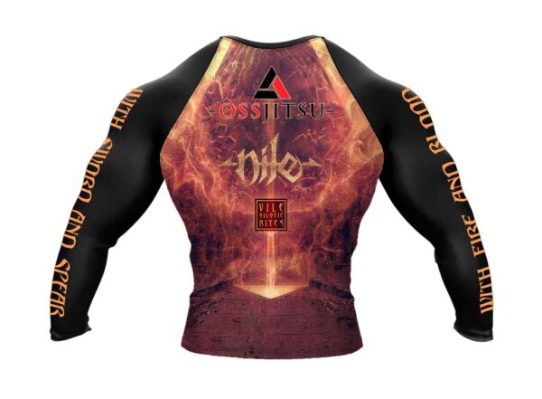 NILE “Vile Nilotic Rites” Long Sleeve Rashguard - Image 2