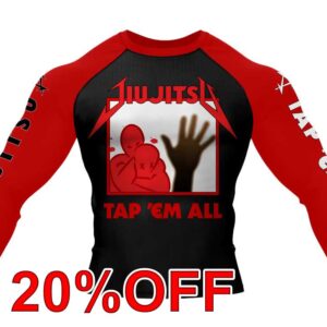 TAP 'EM ALL Jiu Jitsu Long Sleeve Rashguard