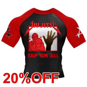 TAP 'EM ALL Jiu Jitsu Short Sleeve Rashguard