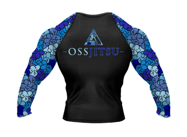 Blue RNC-Camo Jiu Jitsu Long Sleeve Rashguard - Image 3