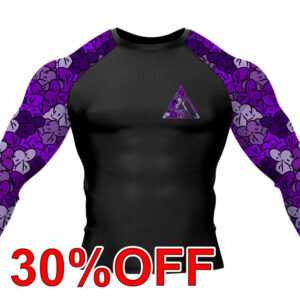 Purple RNC-Camo Jiu Jitsu Long Sleeve Rashguard