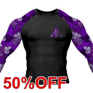 Purple RNC-Camo Jiu Jitsu Long Sleeve Rashguard