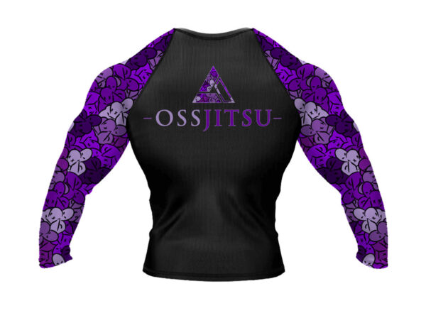 Purple RNC-Camo Jiu Jitsu Long Sleeve Rashguard - Image 3