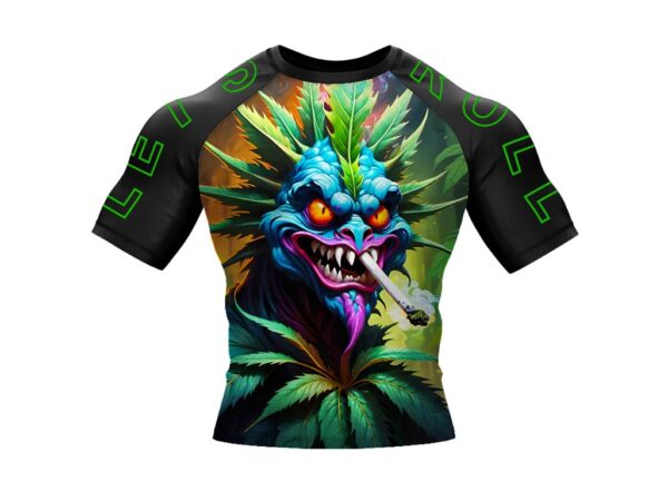 LET'S ROLL Jiu Jitsu Short Sleeve Rashguard - Image 2