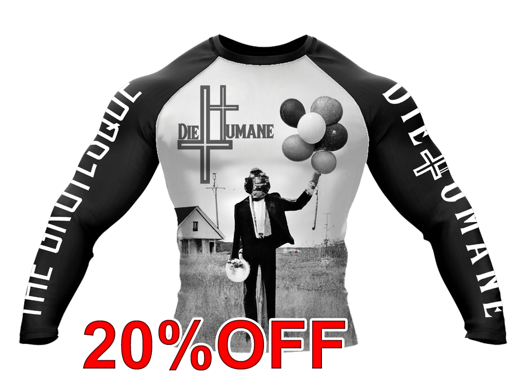 DIEHUMANE “The Grotesque” Long Sleeve Rashguard