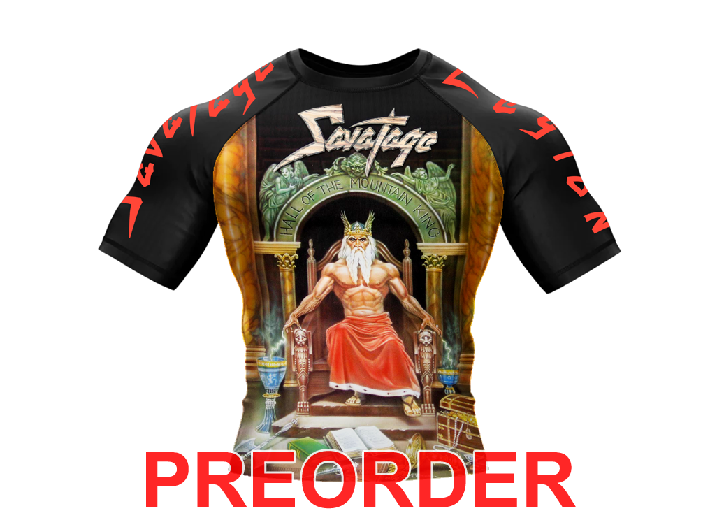 SAVATAGE “Hall of the Mountain King” Short Sleeve Rashguard